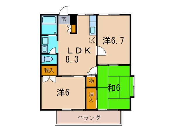 エステートHIRAKIの物件間取画像